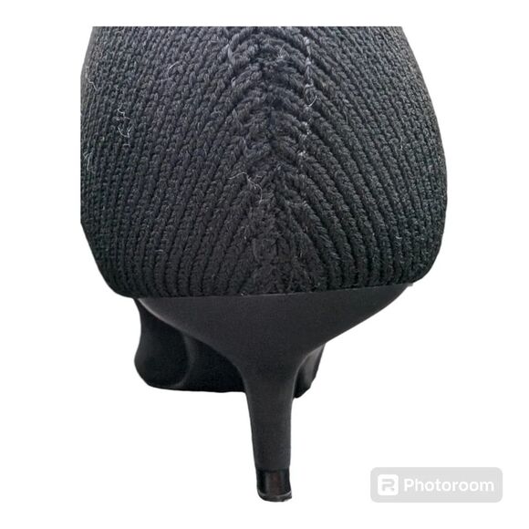 Zara Ribbed Knit Sock Ankle Boots Black EU36 US 5.5 - Picture 11 of 13